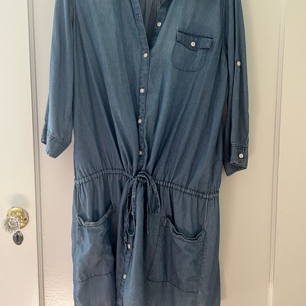 Old Navy Long Sleeve Denim Dress